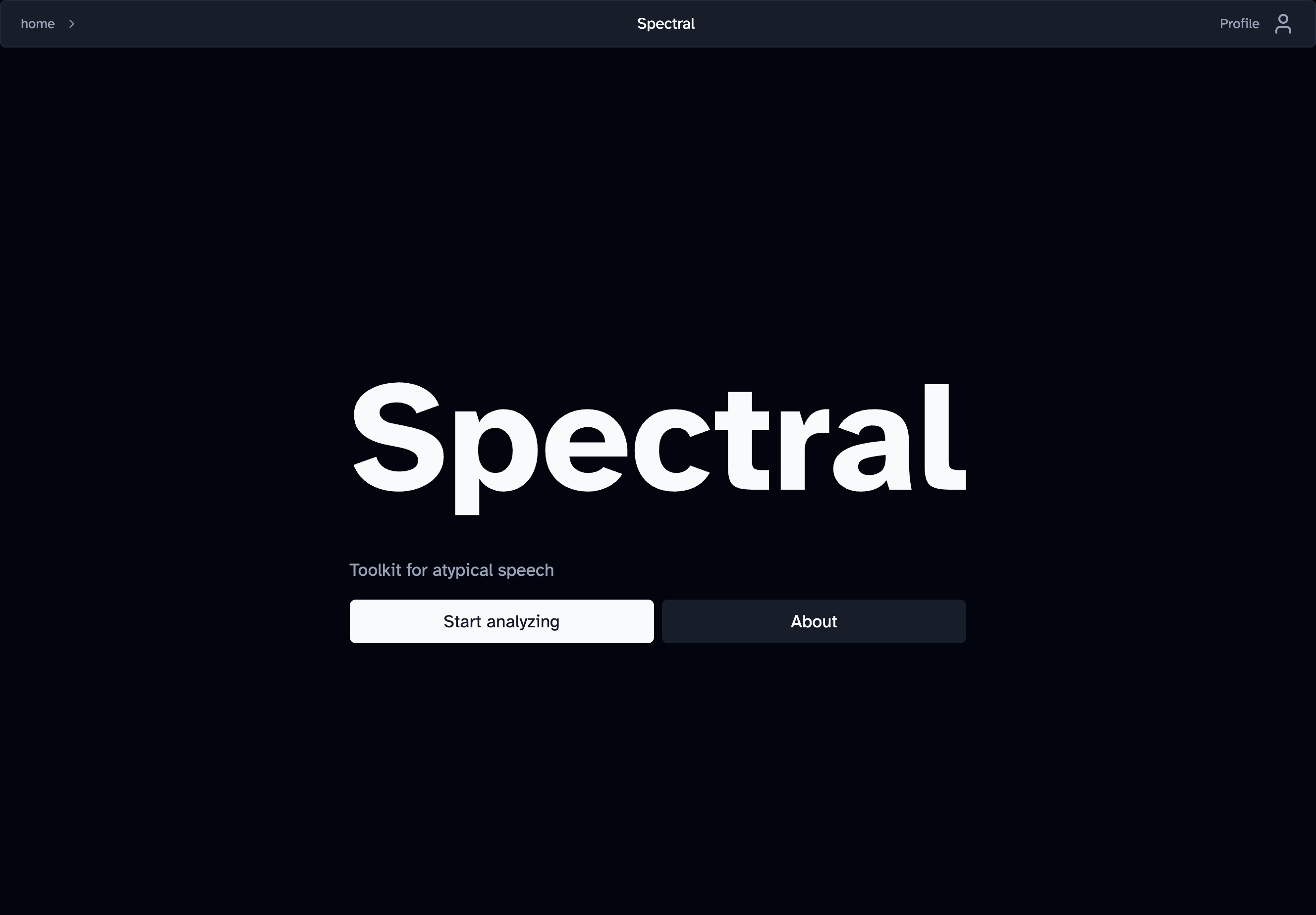 Home page of Spectral
